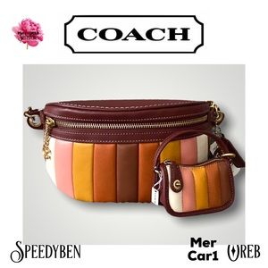 NWOT Coach Quilted Belt Bag